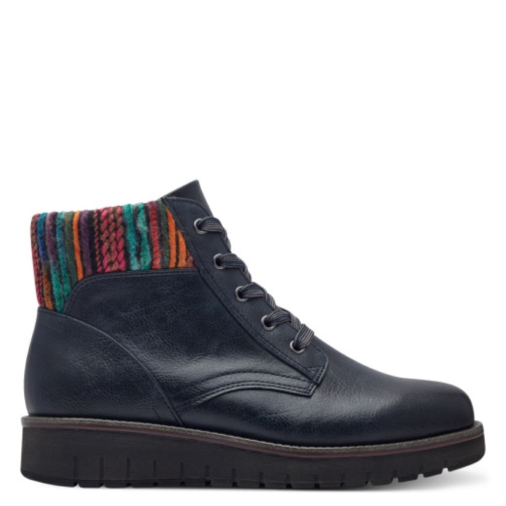 Womens Footwear Marco Tozzi Navy Ankle Boots *WOW* Gorgeous Womens