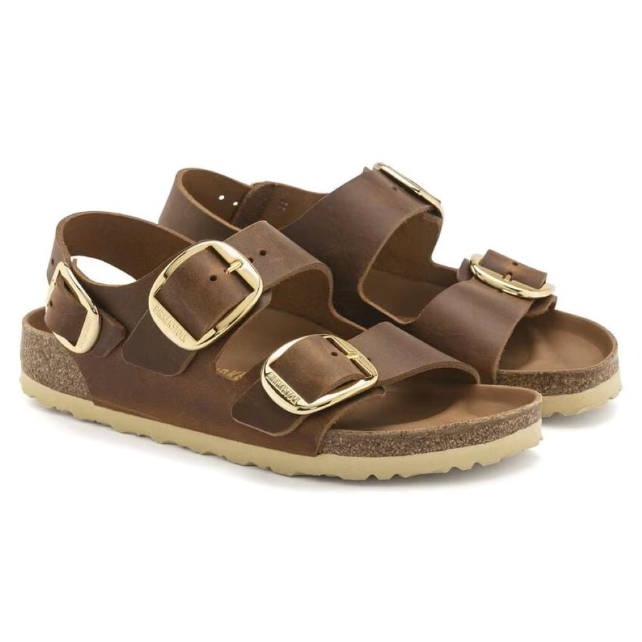 Birkenstock - Milano Big Buckle LEOI - 1024067 - Cognac Hex - Sandals