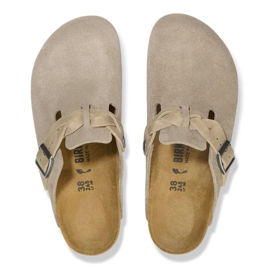 Birkenstock - Boston Braided LEOI/LEVE - 1026694 - Taupe - Sandals