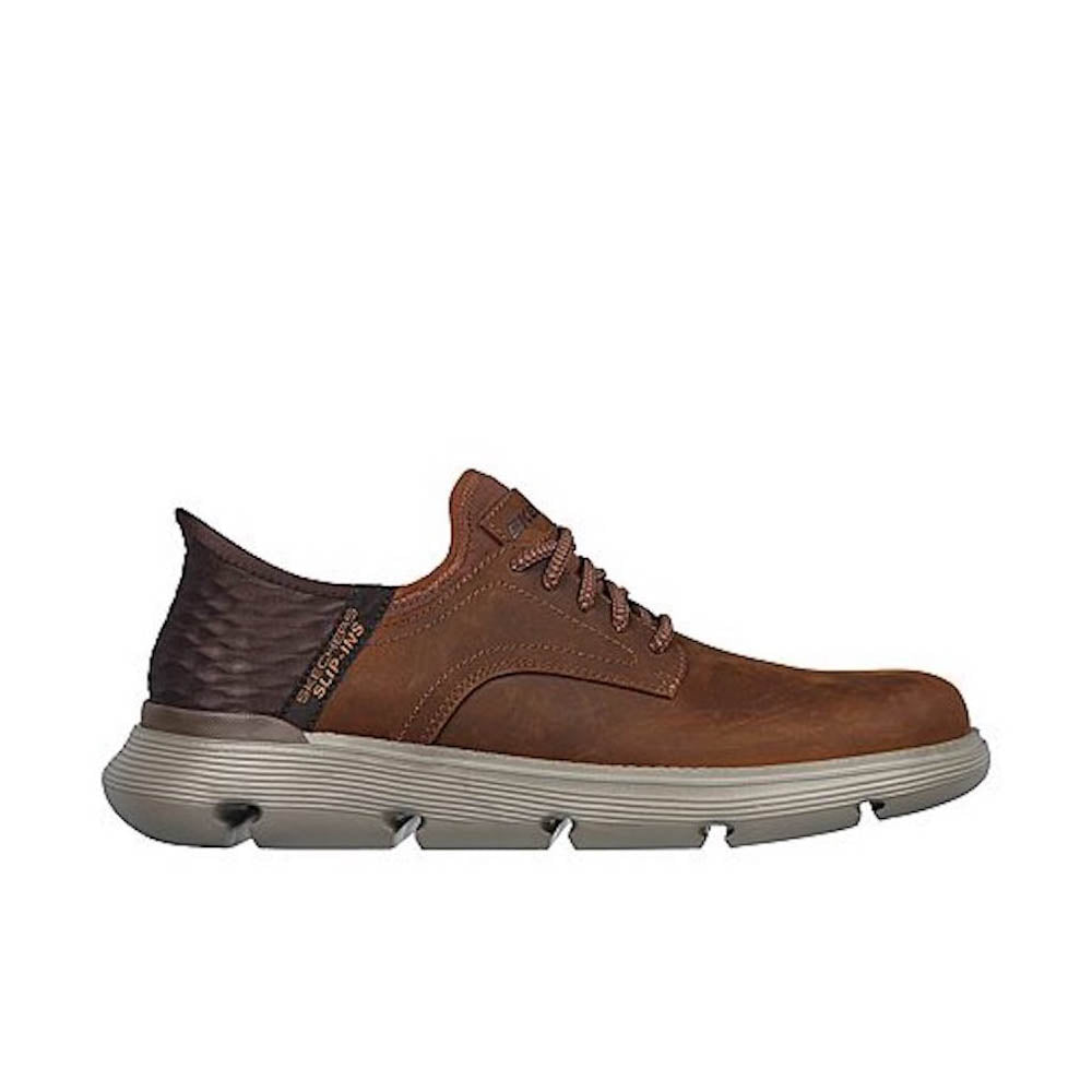 Dark cheap brown skechers