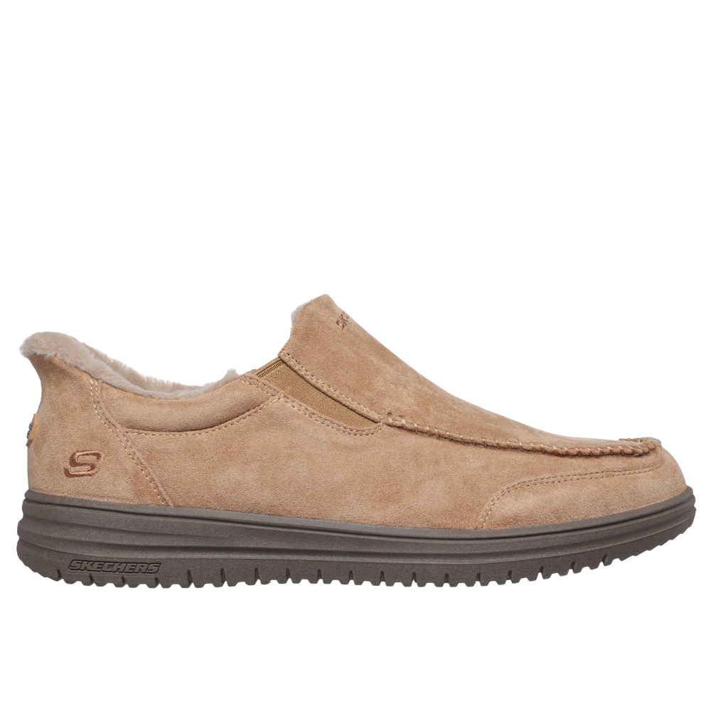 NEW SKECHERS men\'s murette scofield slip on in brown Murdoch main image 4