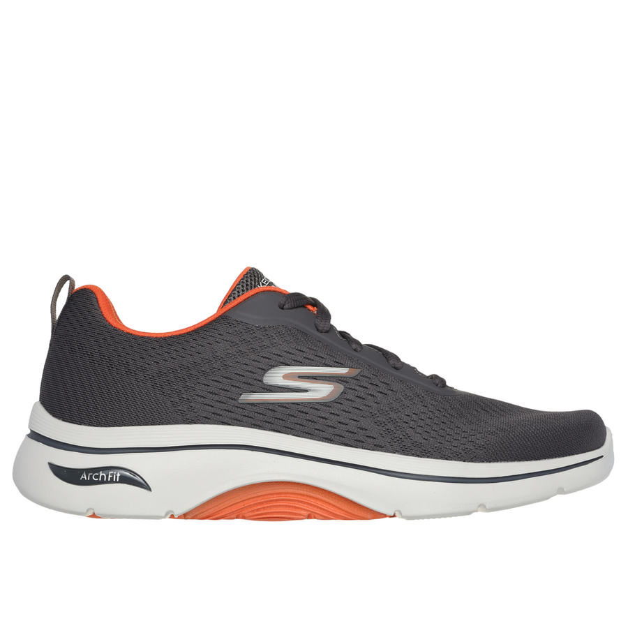 Skechers - Go Walk Arch Fit 2.0 - Idyllic 2 - Charcoal/Orange - Trainers