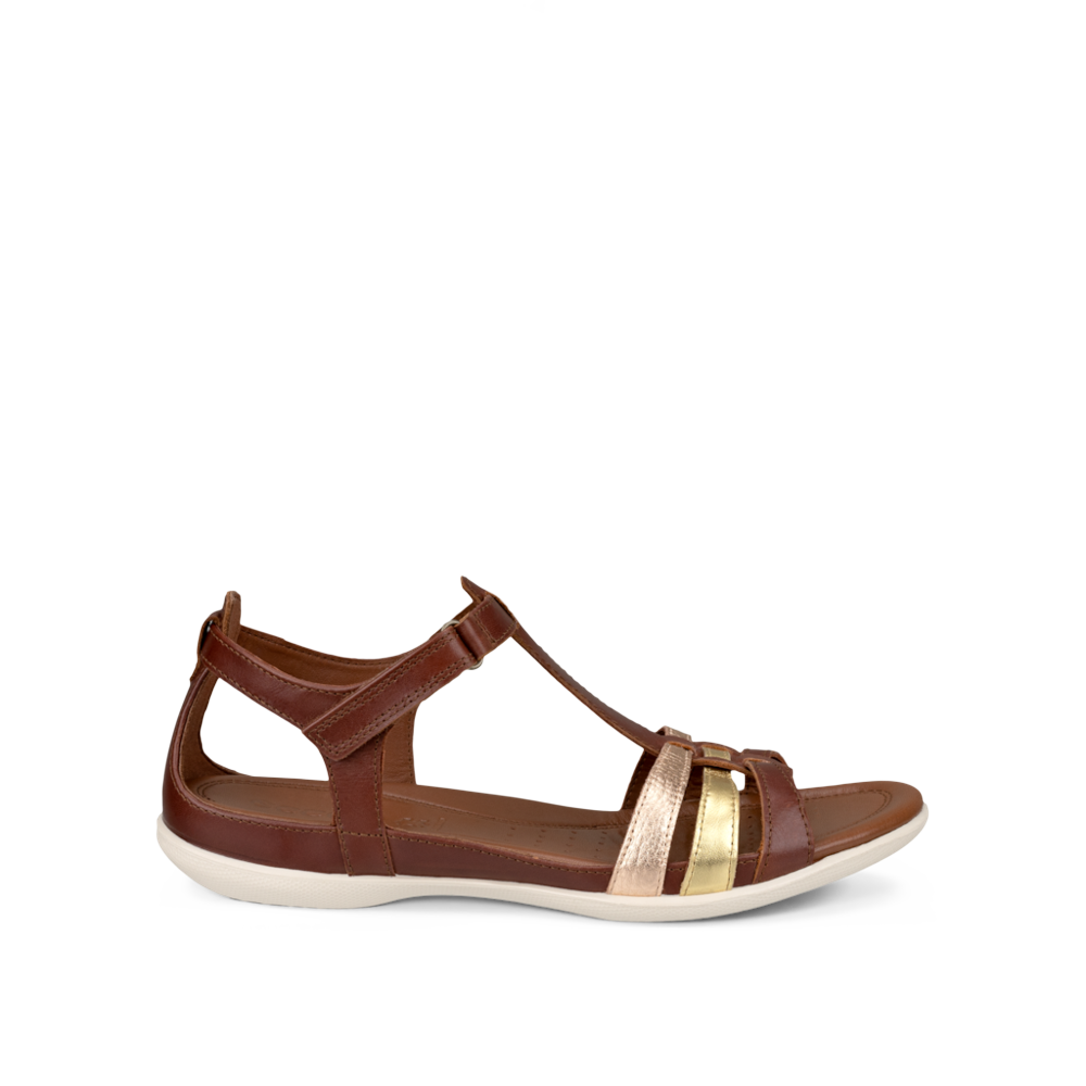 Ecco Flash Mink Gold Sandals Gibbs Shoes