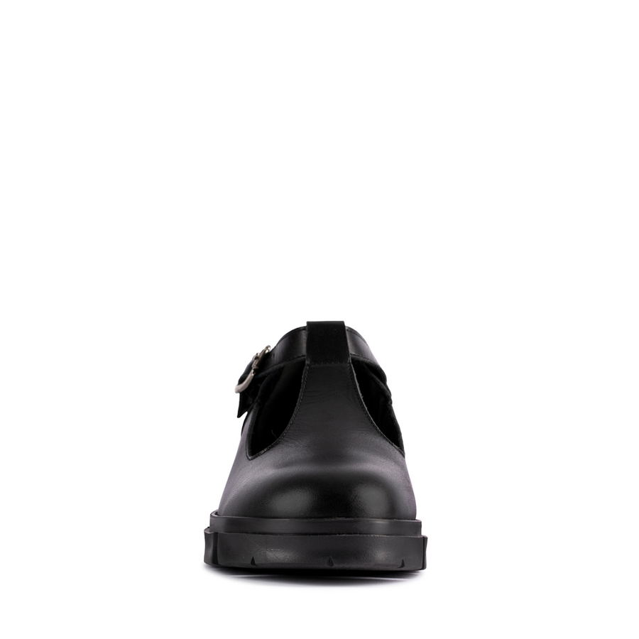 Clarks - Teala Bar - Black Leather - Shoes