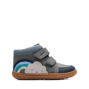 Clarks - Flash Rise T. - Denim Blue Leather - Boots