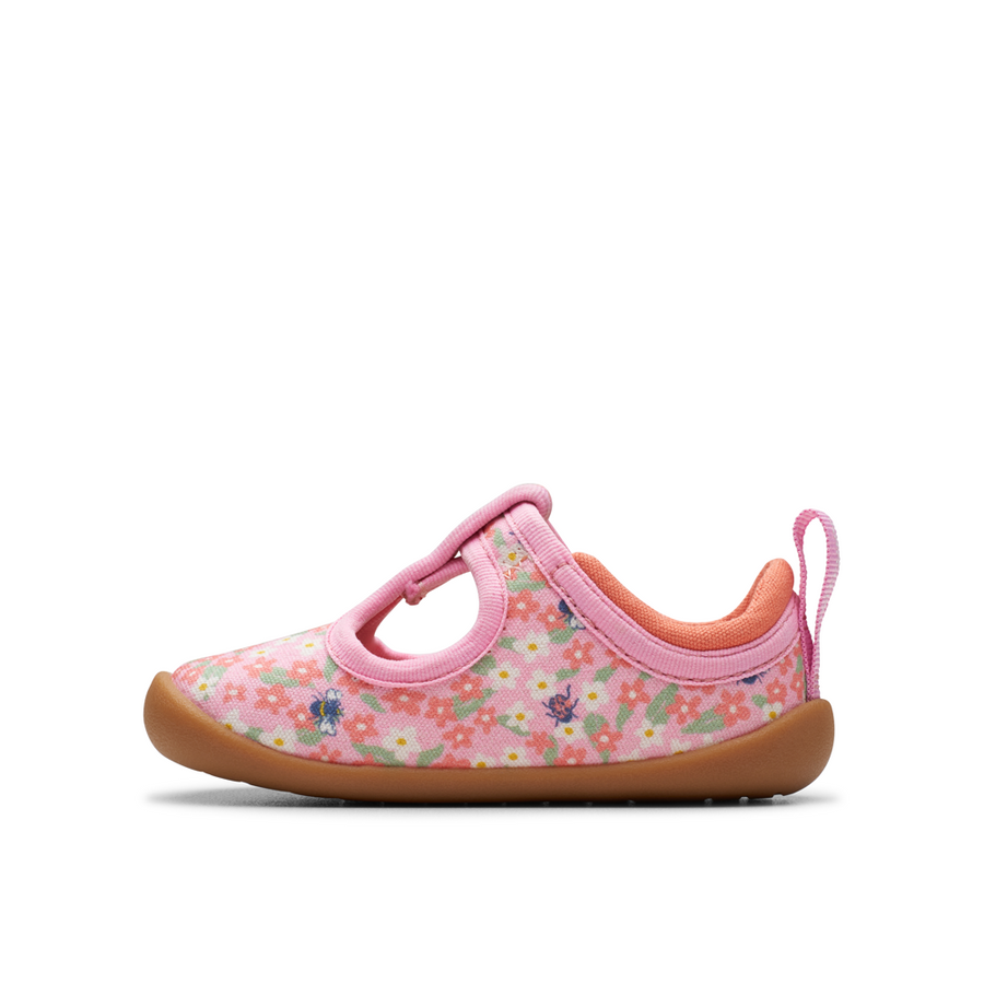 Clarks - RoamerBloom T. - Pink/Print - Canvas Shoes