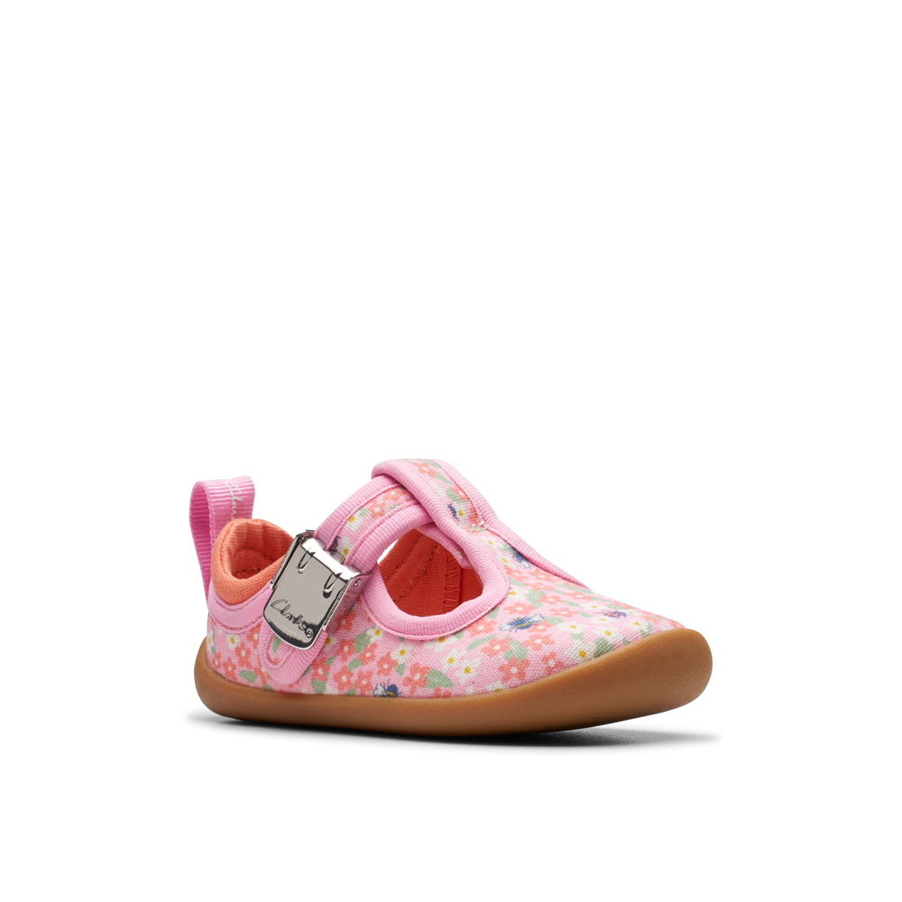 Clarks - RoamerBloom T. - Pink/Print - Canvas Shoes