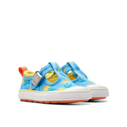 Clarks - FoxingBloom T. - Blue Print - Canvas Shoes