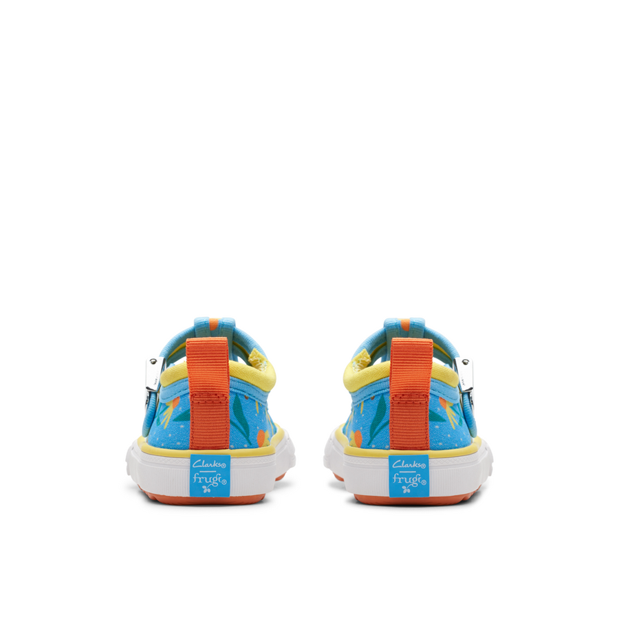 Clarks - FoxingBloom T. - Blue Print - Canvas Shoes