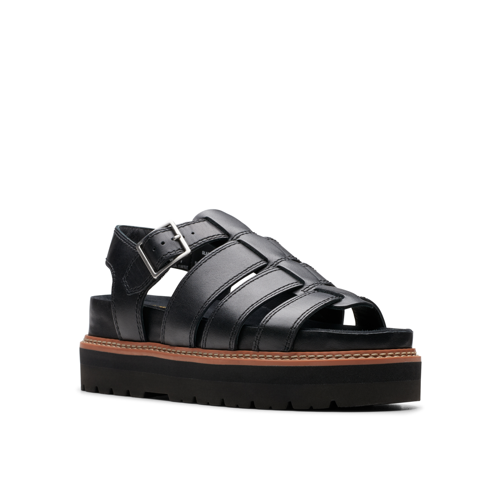 Clarks - Orianna Twist - Black Leather - Shoes