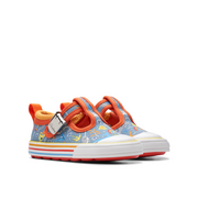 Clarks - Foxing Fish T - Grey Print - Canvas Shoes