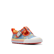 Clarks - Foxing Fish T - Grey Print - Canvas Shoes