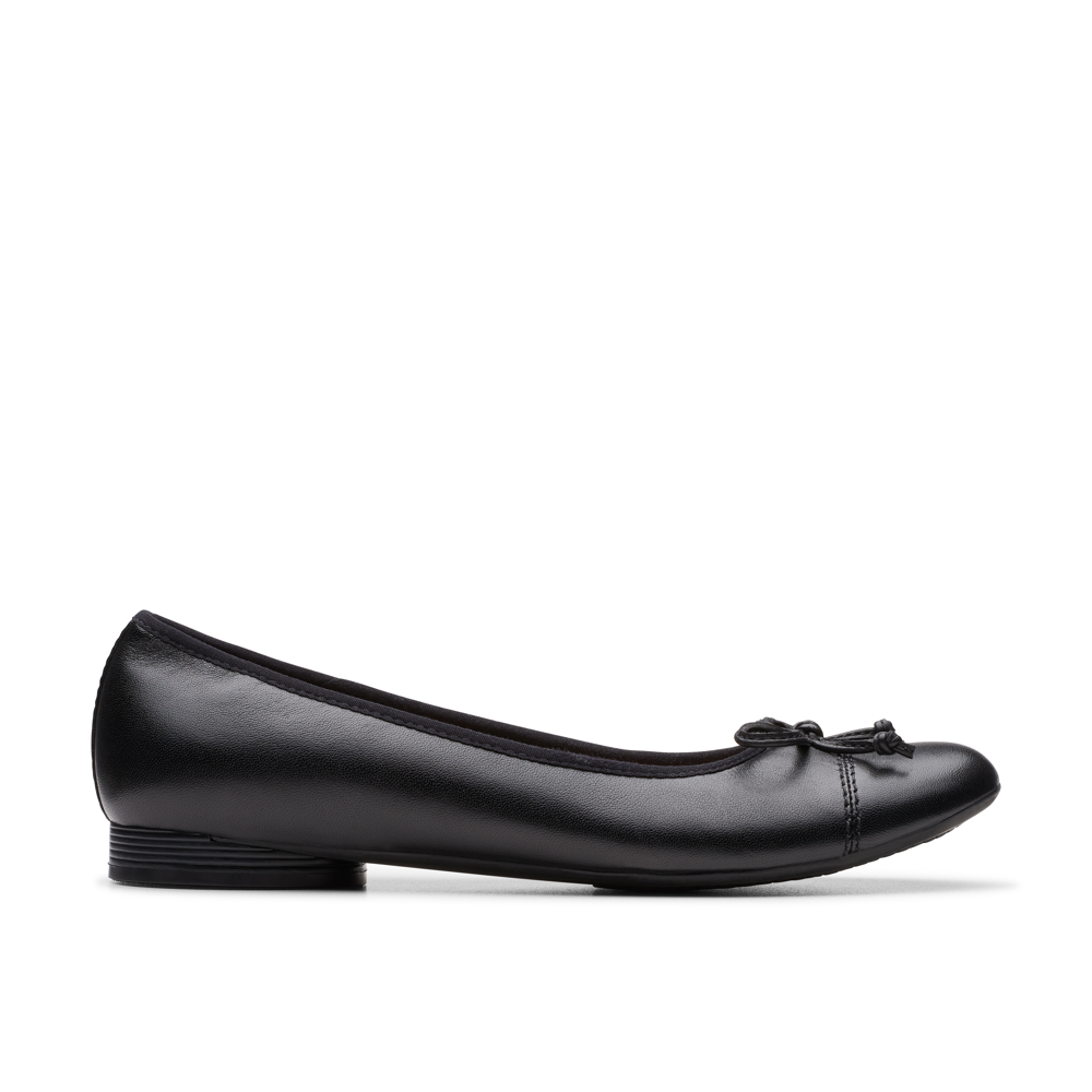Clarks - Loreleigh Rae - Black Leather - Shoes