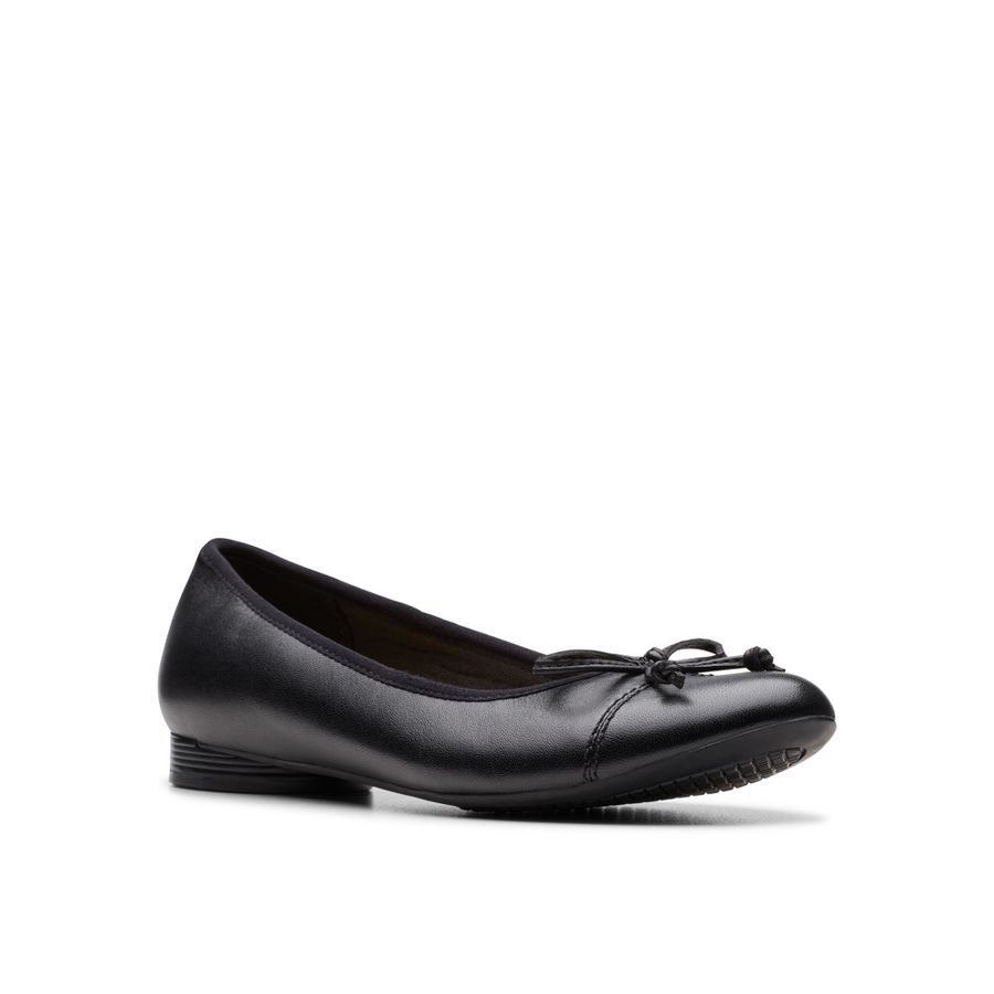 Clarks - Loreleigh Rae - Black Leather - Shoes