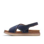 Clarks - Arwell Sling - Navy Nubuck - Shoes