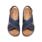 Clarks - Arwell Sling - Navy Nubuck - Shoes