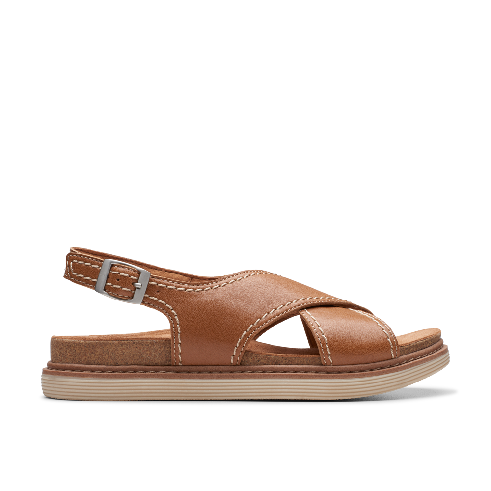 Clarks - Arwell Sling - Tan Leather - Shoes