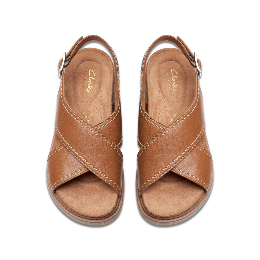 Clarks - Arwell Sling - Tan Leather - Shoes