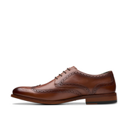 Clarks - Craft James Tip - Mid Tan - Shoes