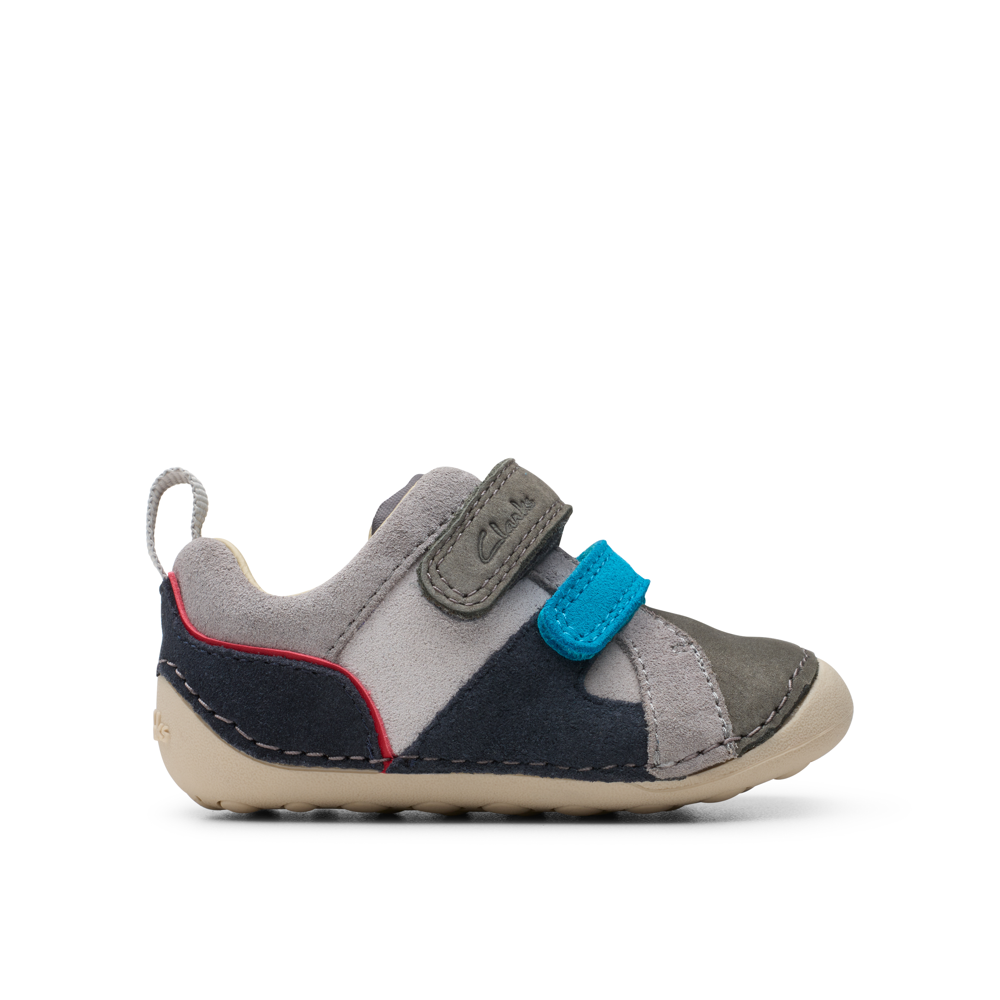 Clarks - Tiny Oslo T - Grey - Shoes
