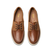 Clarks - Bratton Boat - Dark Tan - Shoes