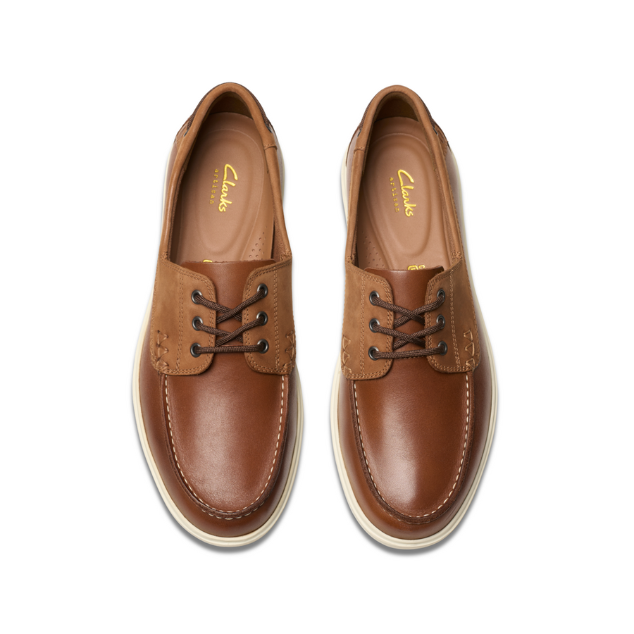 Clarks - Bratton Boat - Dark Tan - Shoes