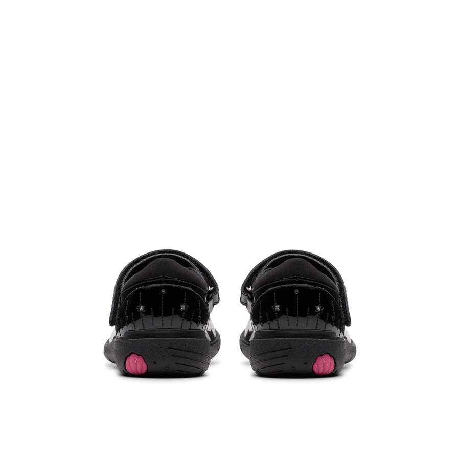 Clarks - Relda Wish K - Black Patent  - School Shoes
