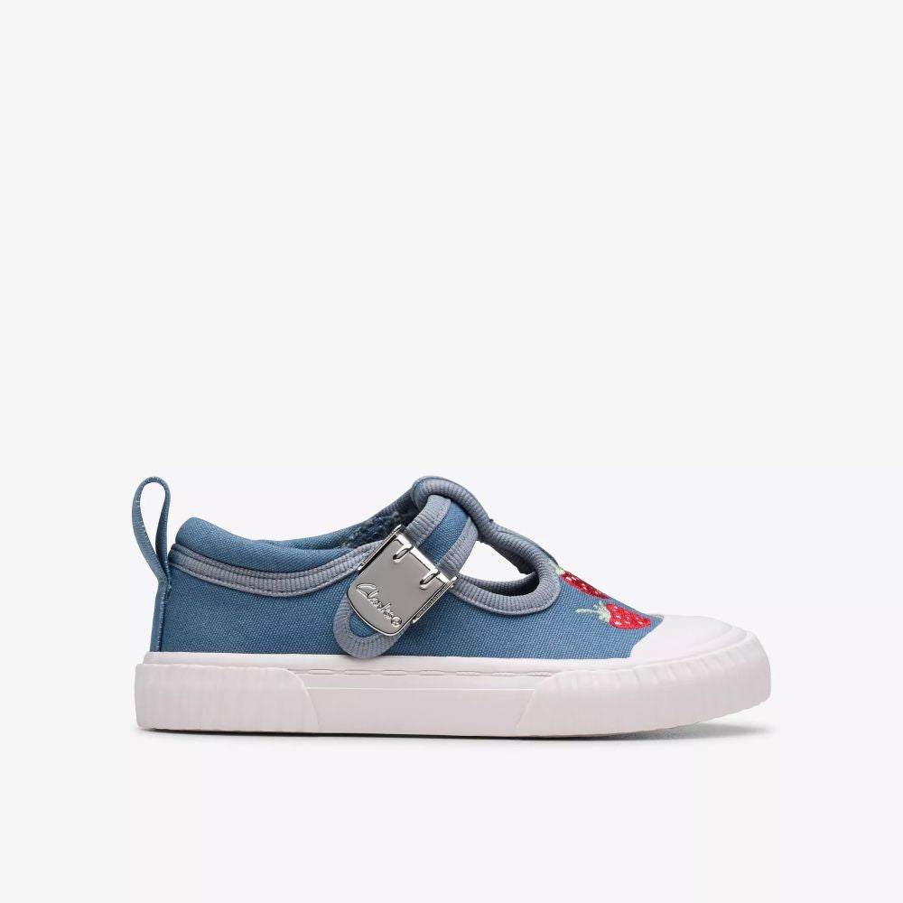 Clarks - FoxingBerry T. - Blue Canvas - Canvas Shoes