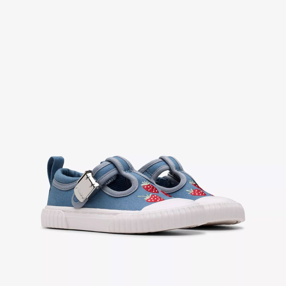 Clarks - FoxingBerry T. - Blue Canvas - Canvas Shoes