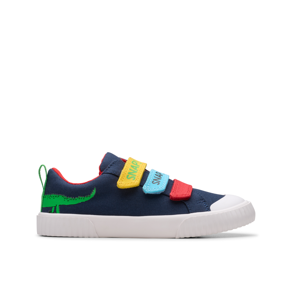 Clarks - RDFoxingAceK. - Navy Canvas - Canvas Shoes