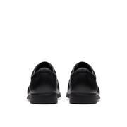 Clarks - Jonwin Loop Y - Black Leather  - School Shoes