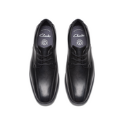 Clarks - Jonwin Loop Y - Black Leather  - School Shoes