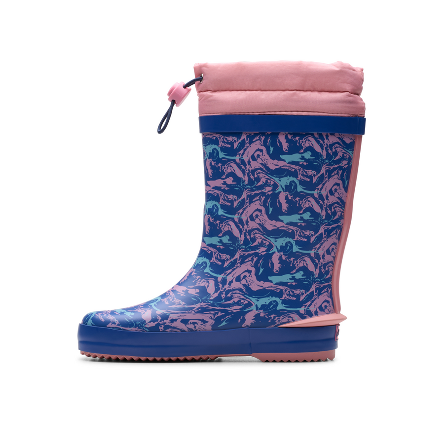 Clarks - Tarri Race K. - Blue Combi - Wellingtons