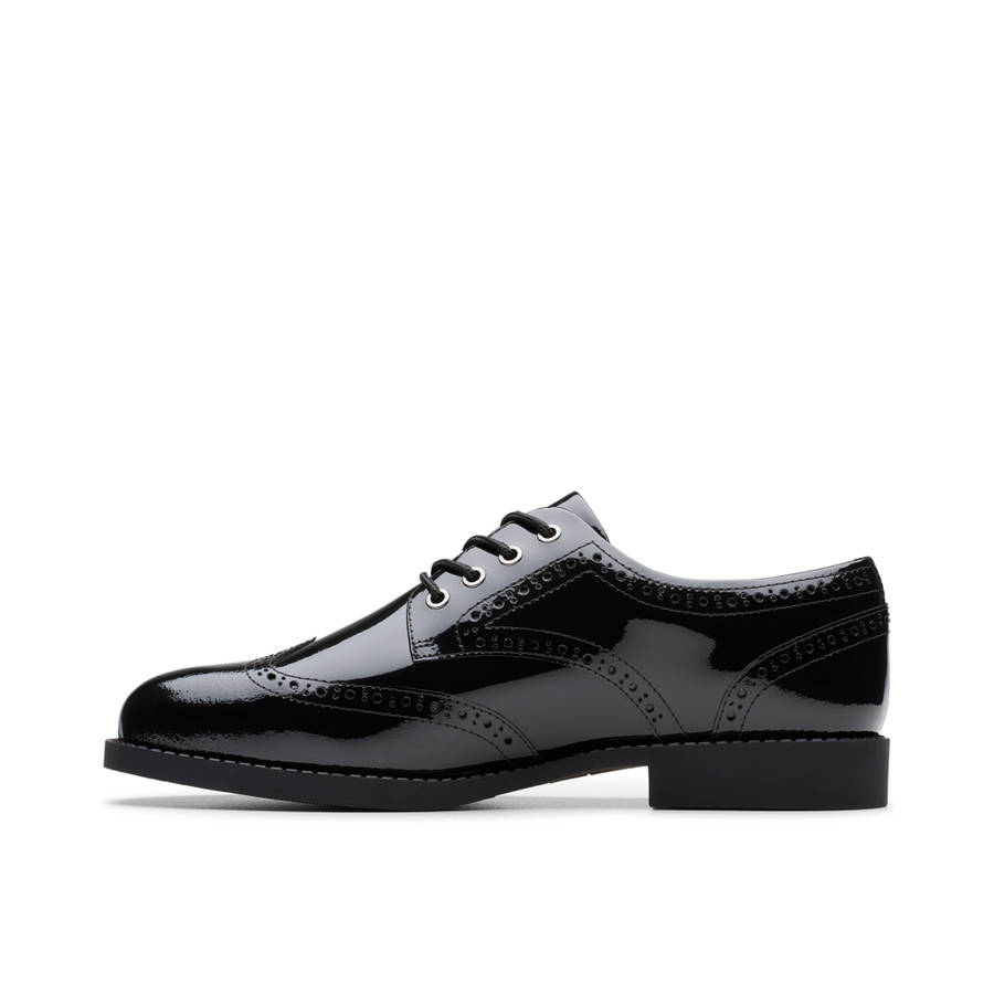 Clarks - Tapa Pure Y - Black Patent  - School Shoes