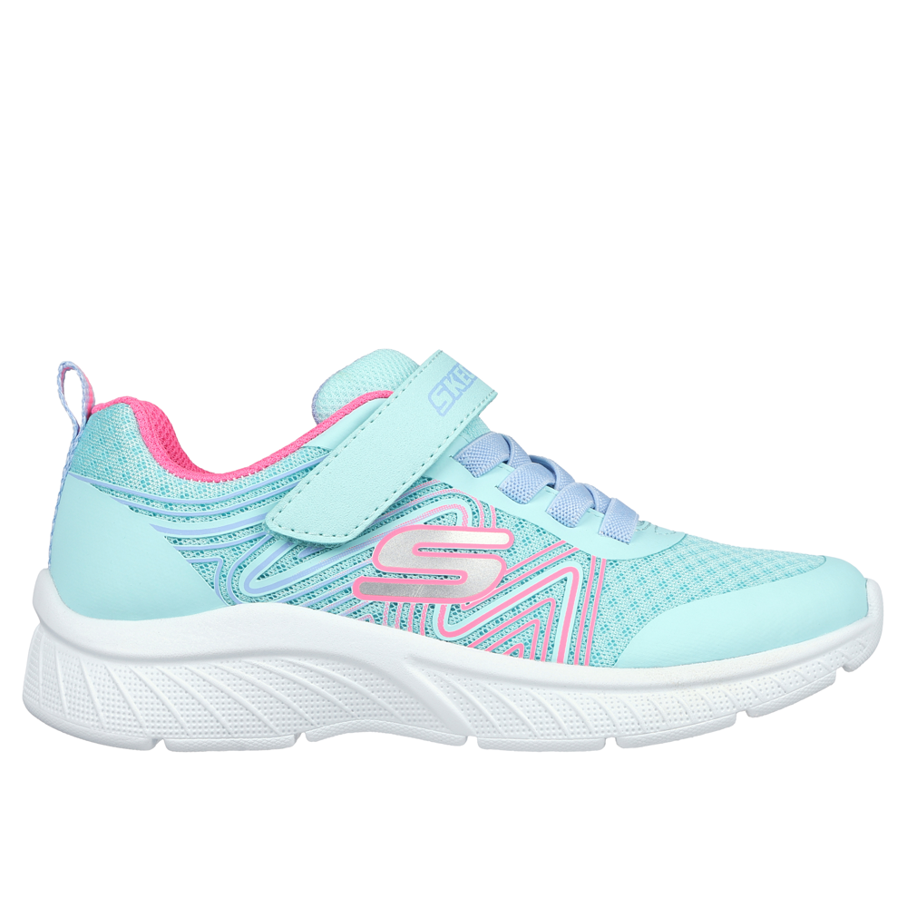 Skechers - Microspec Plus - Swirl Sweet - Aqua/Pink - Trainers