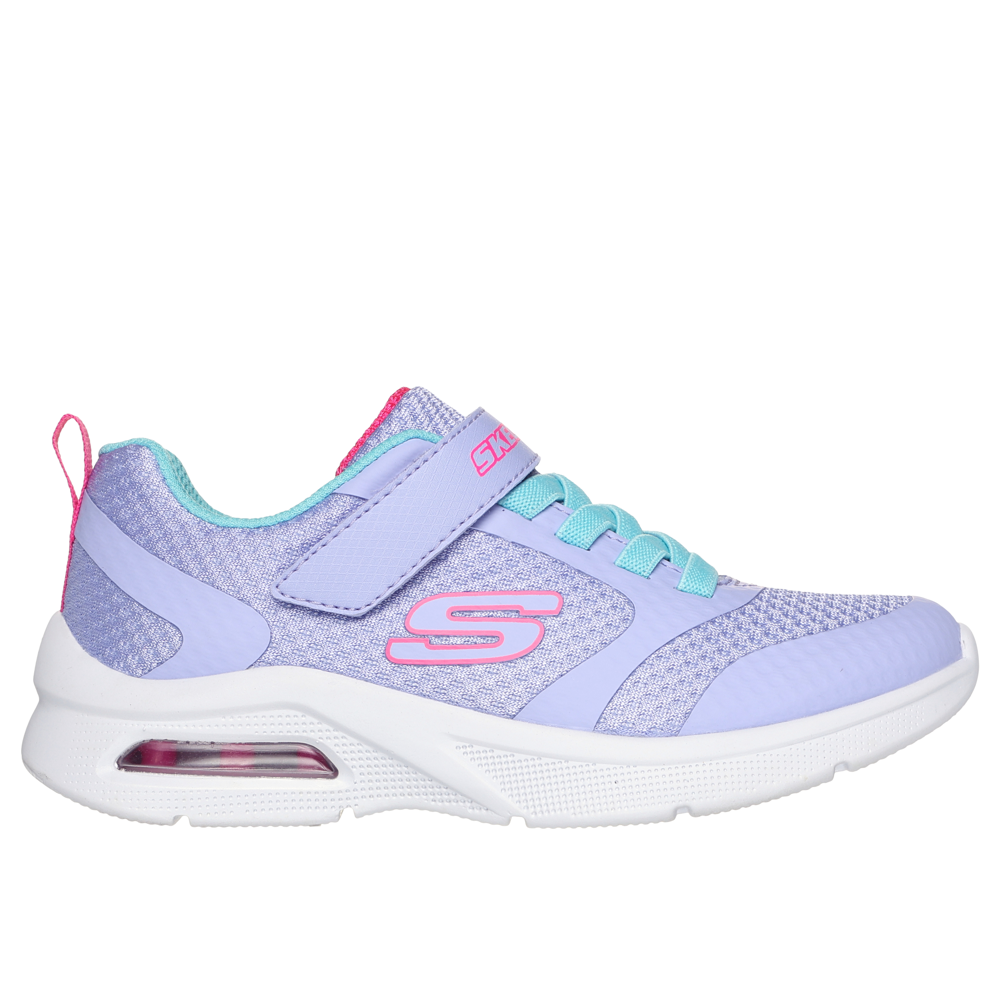 Skechers Microspec Max Racer Gal Periwinkle Aqua Trainers Gibbs Shoes