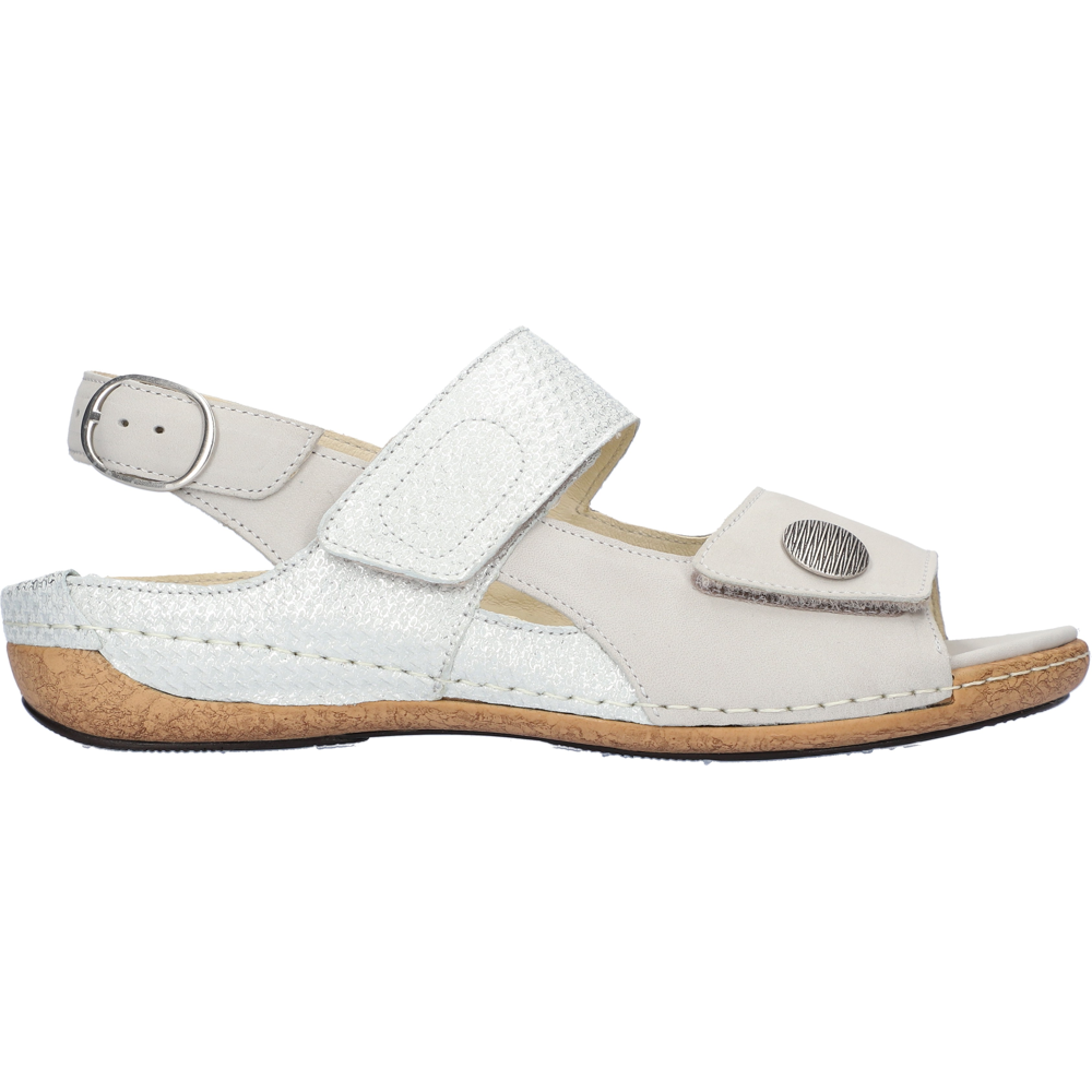 Waldlaufer - Heliett - Denver Poster Cement Silber - Sandals