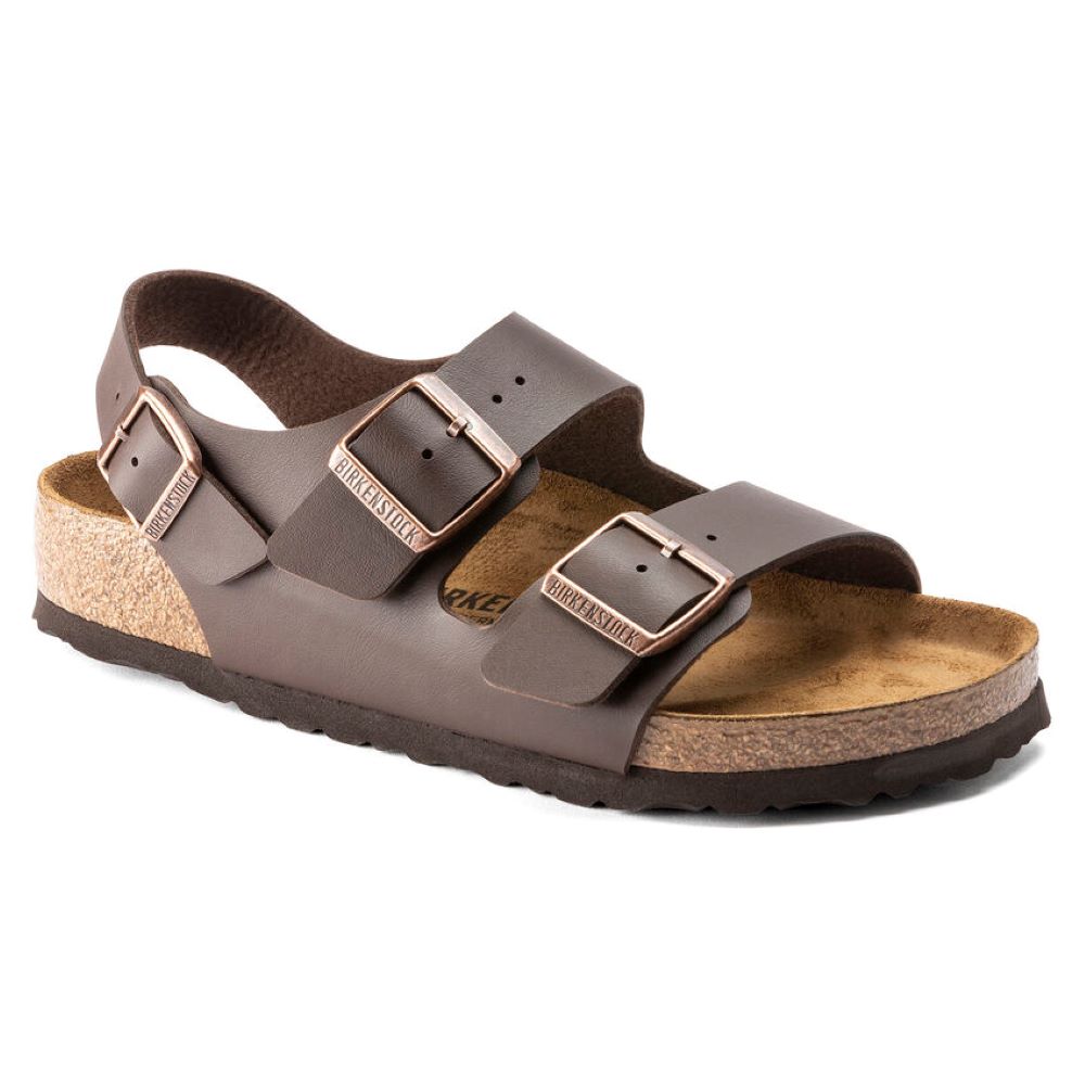 Birkenstock - Milano Birko-Flor - 34701 - Dark Brown - Sandals