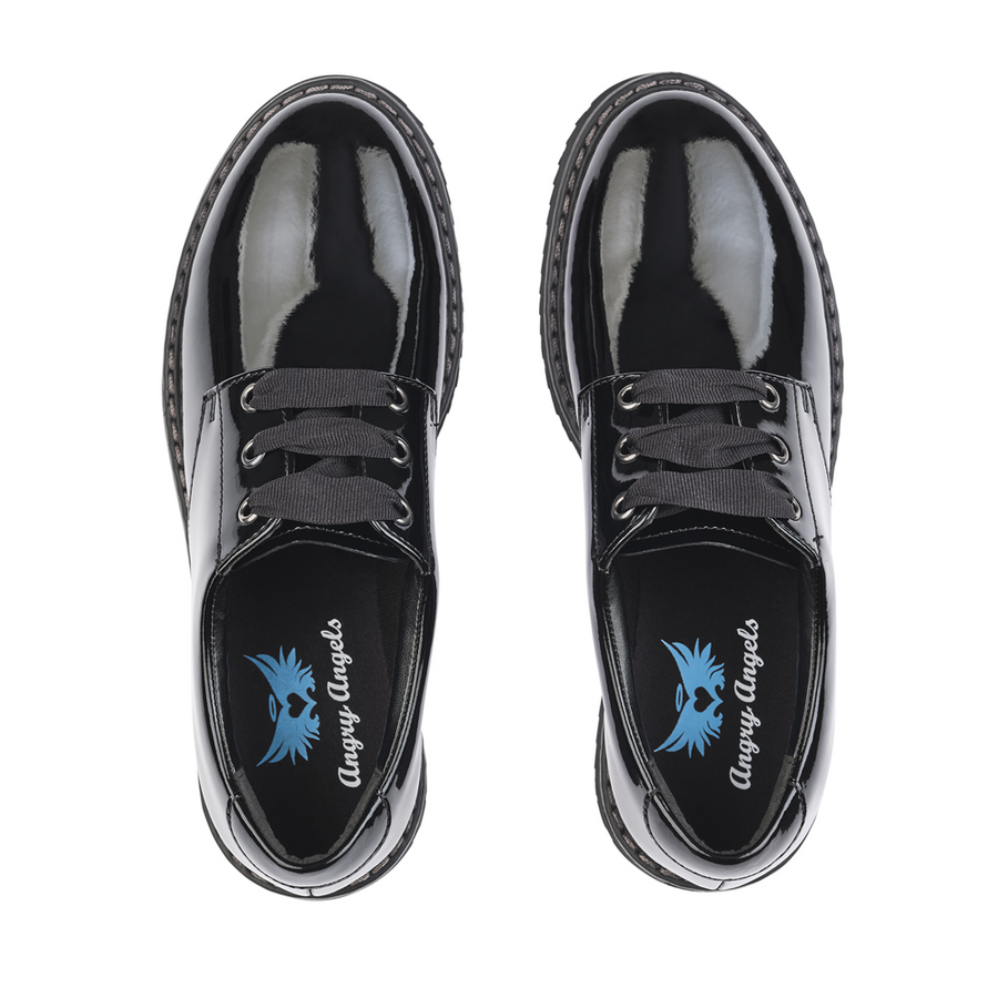 Start Rite - Impact - Black Patent - School Shoes