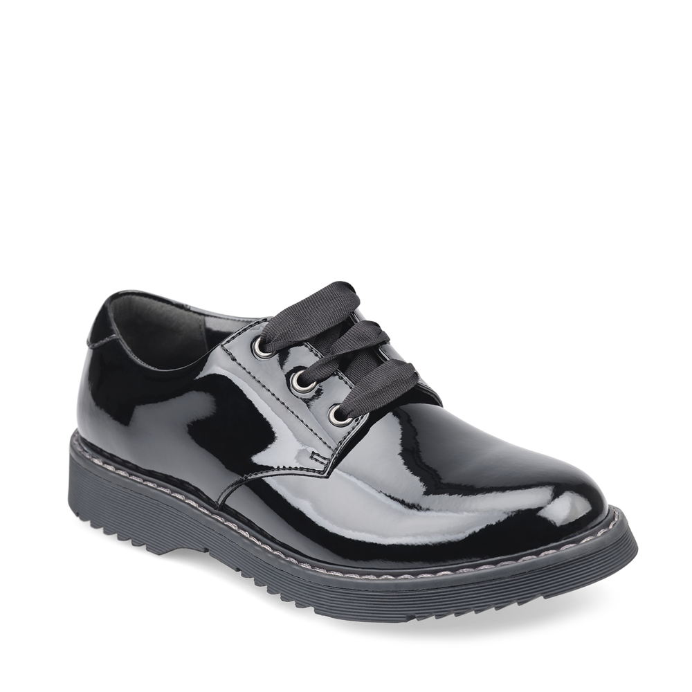 Start Rite - Impact - Black Patent - School Shoes