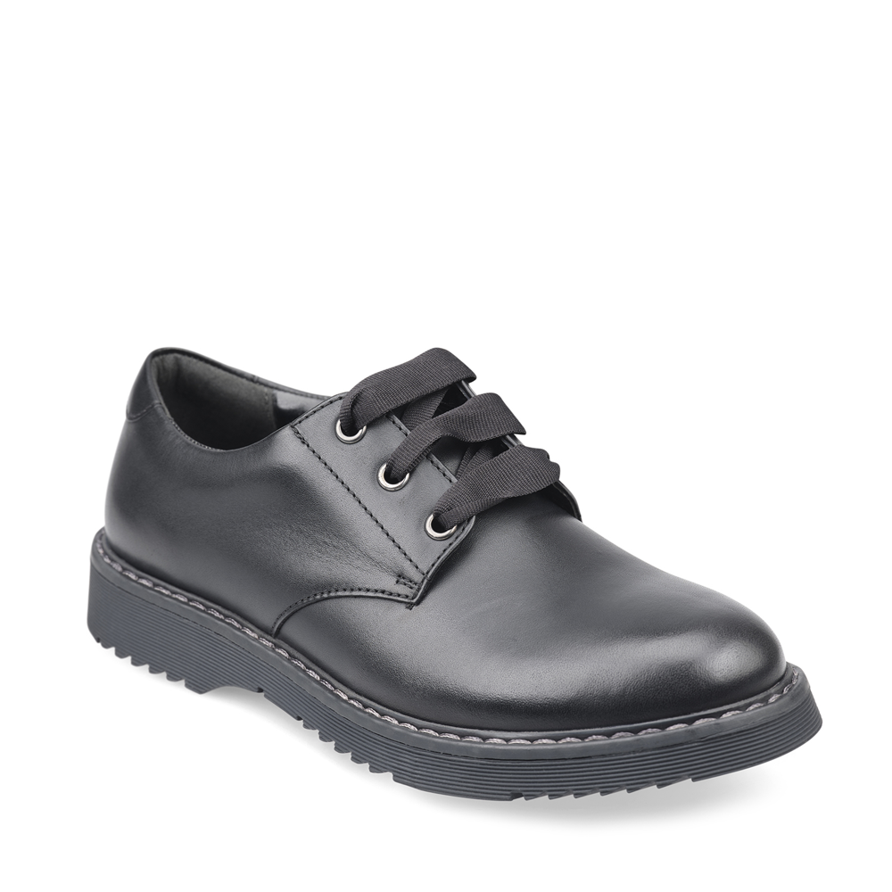 Start Rite - Impact - Black Leather - School Shoes