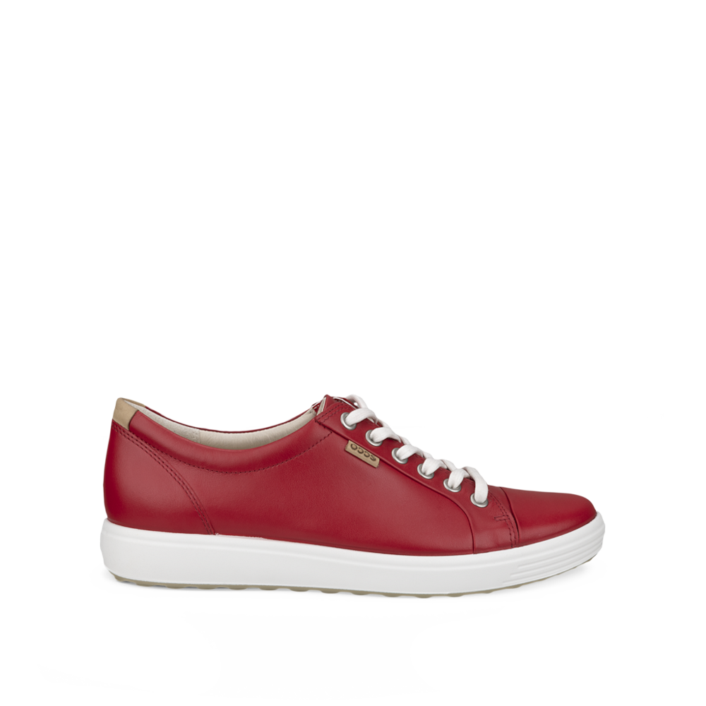 Ecco Soft 0.7 Chili Red Trainers