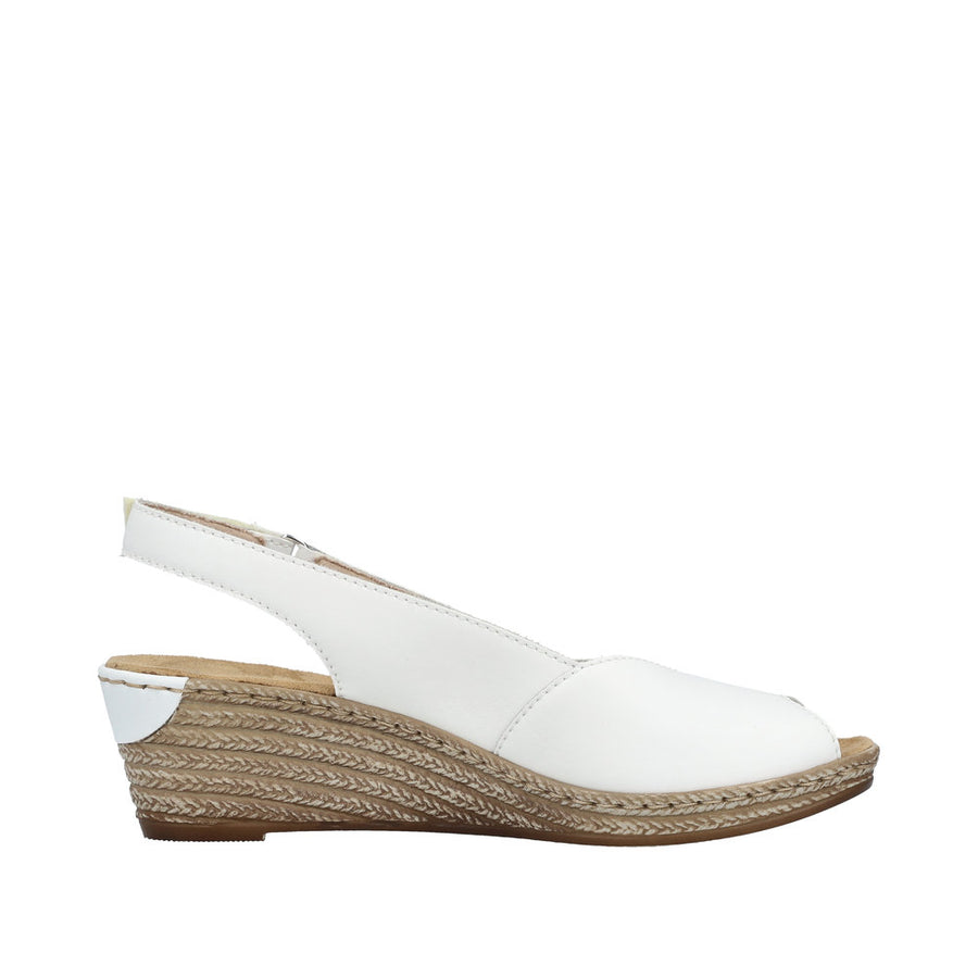 Rieker - 62462-80 - Weiss/We - Sandals