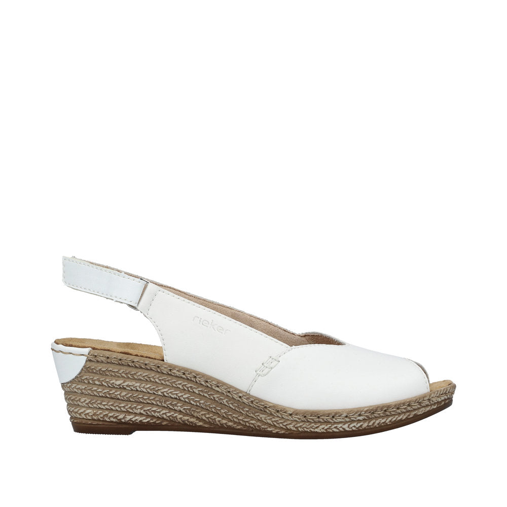 Rieker - 62462-80 - Weiss/We - Sandals