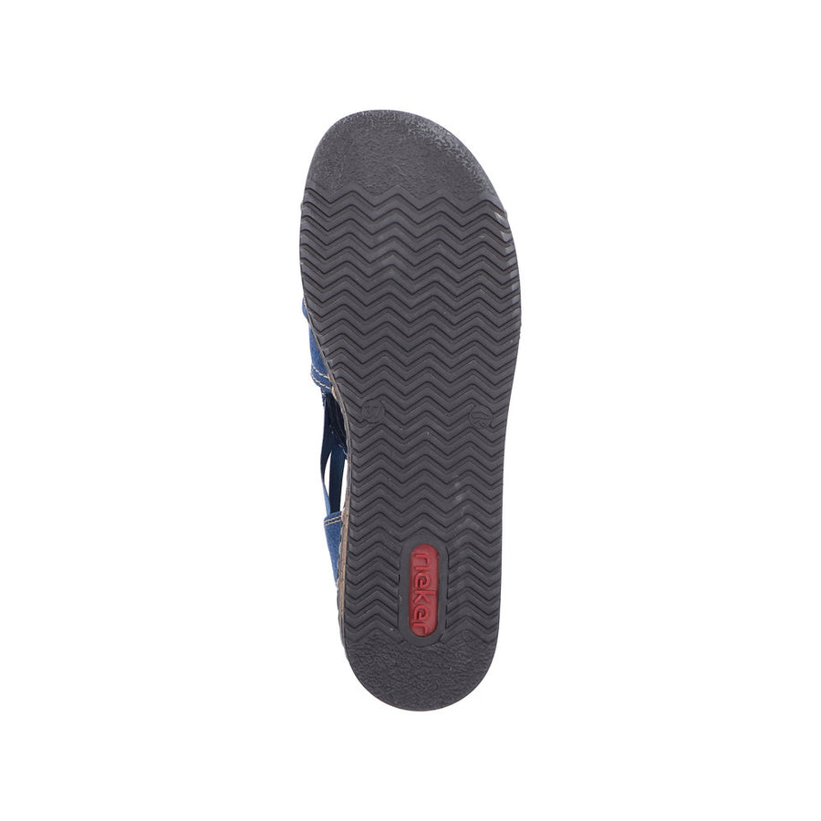 Rieker - 62982-12 - Denim/Cayenne - Sandals