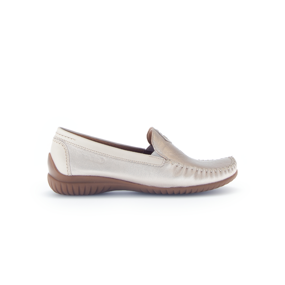 Gabor - 66.090.82 Satin Met./Foulard - Puder/Muschel  - Shoes