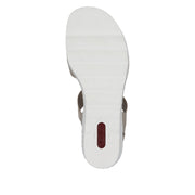 Rieker - 67498-62 - Lehm/Weiss/Lightgold - Sandals