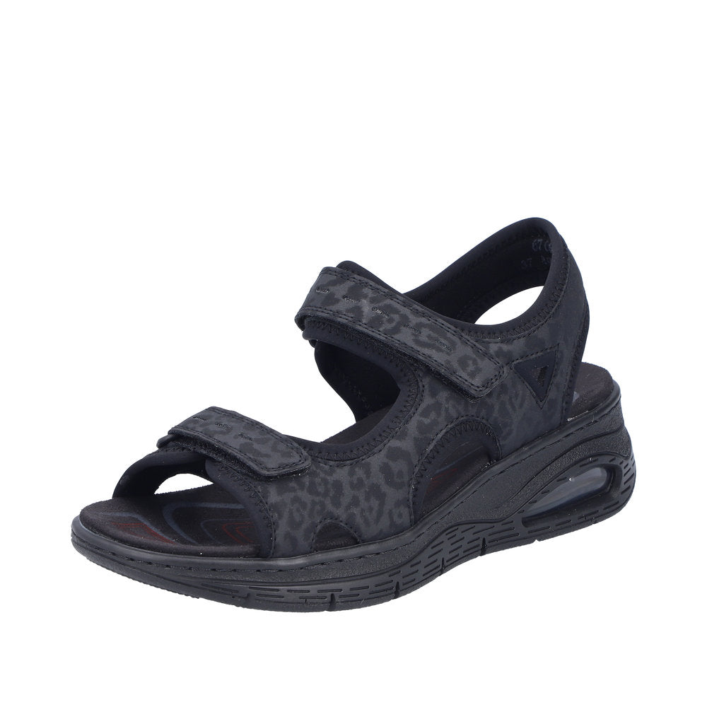 Rieker - 67666-00 - Black - Sandals