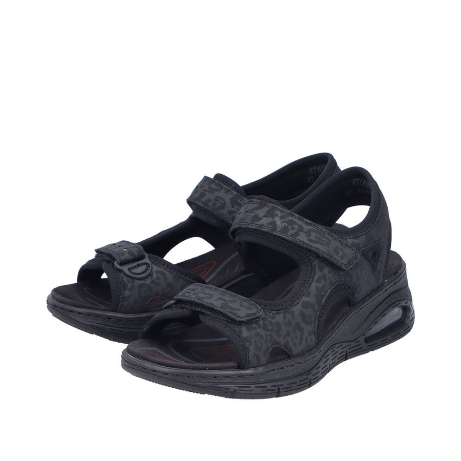 Rieker - 67666-00 - Black - Sandals