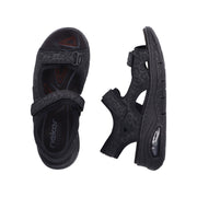 Rieker - 67666-00 - Black - Sandals